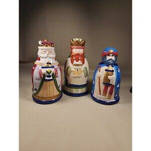 Vintage Three Wise Men Candle Luminaries Ceramic by WCL Tea Light Candle Holders